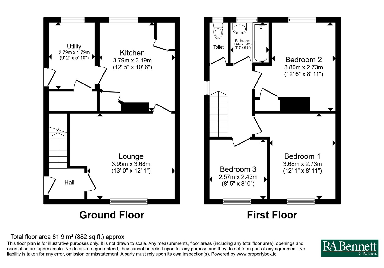 1, The Folly, Moreton-in-Marsh floorplan