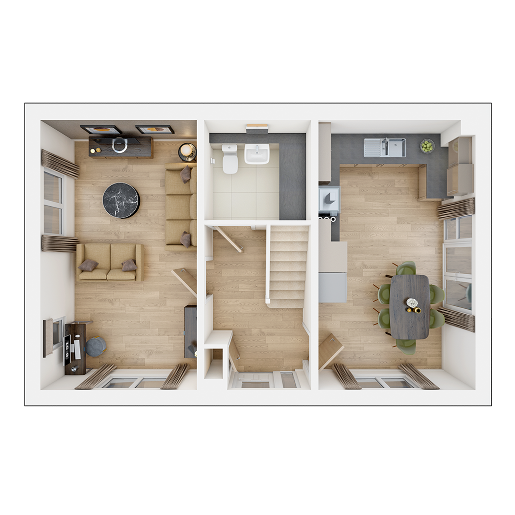 The Aynesdale - Plot 790, Burleyfields, Martin Drive, Stafford floorplan