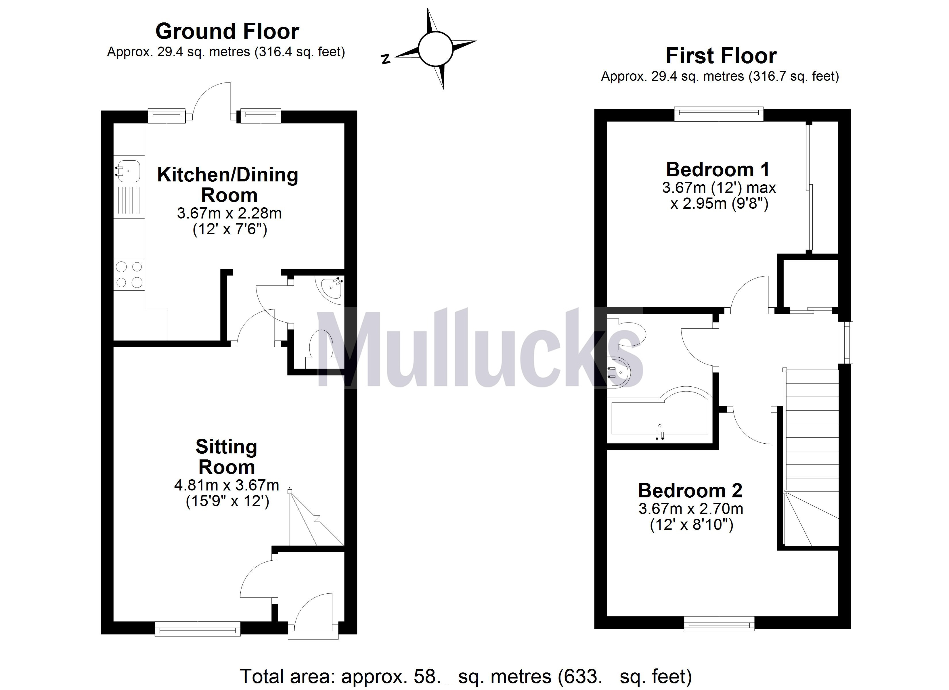 Gill Edge, Stansted Mountfitchet, Essex CM24, 2 bedroom end terrace