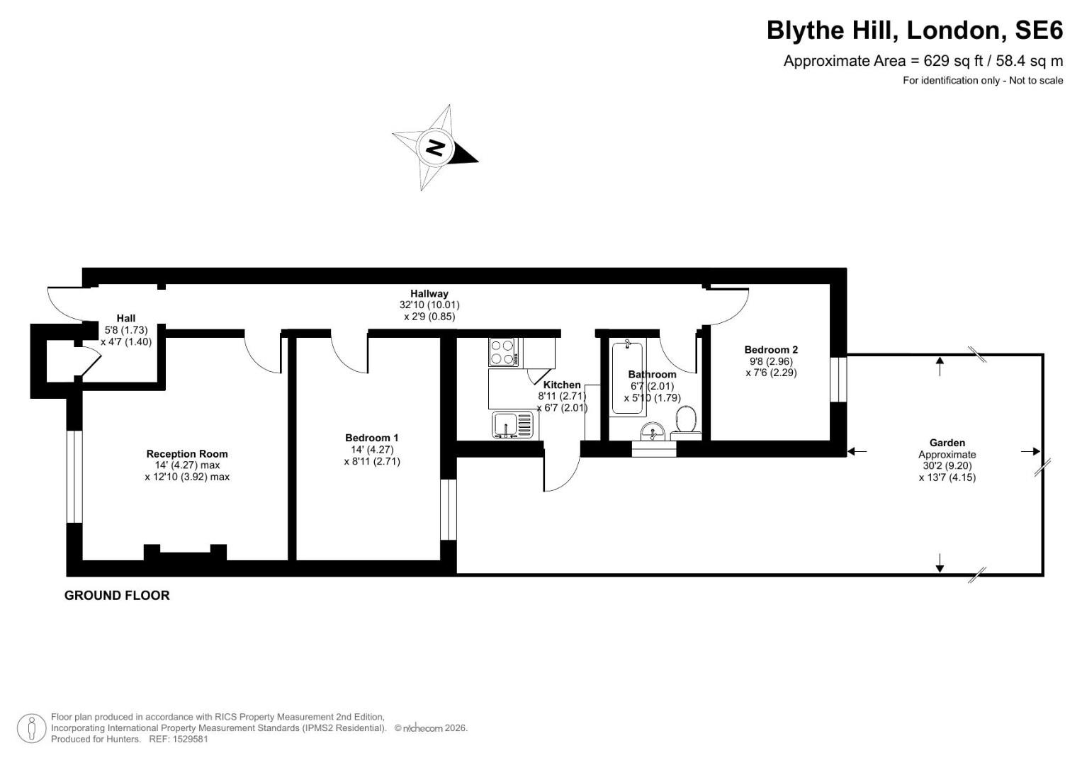 3, Blythe Hill, London floorplan