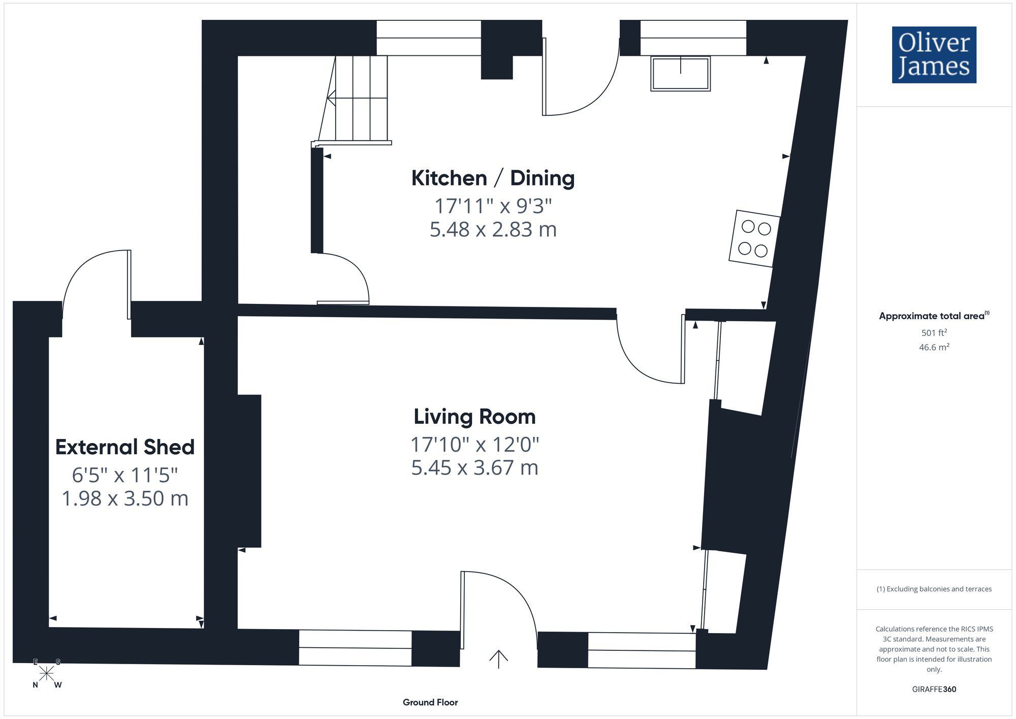 19 The Bank, Huntingdon floorplan