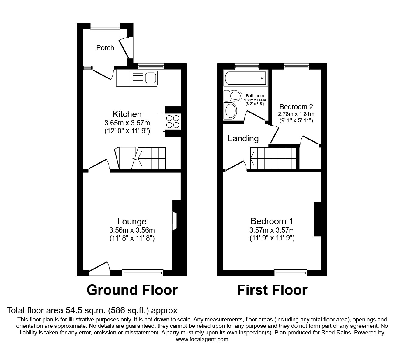 Cowling Road, Chorley, Lancashire PR6, 2 bedroom terraced house for