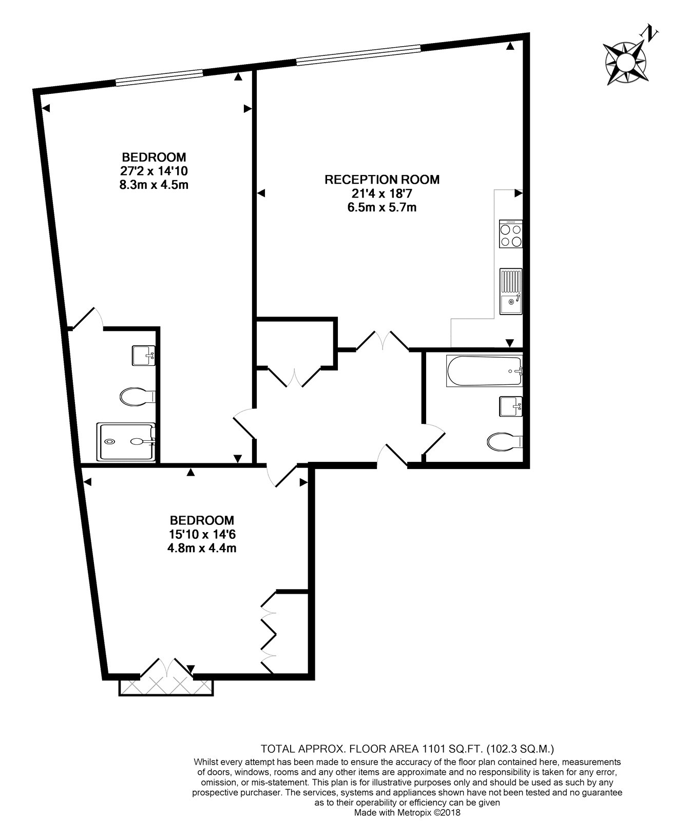 2 Bedrooms Flat to rent in Wiltshire House, 2 Maidstone Buildings Mews, London SE1