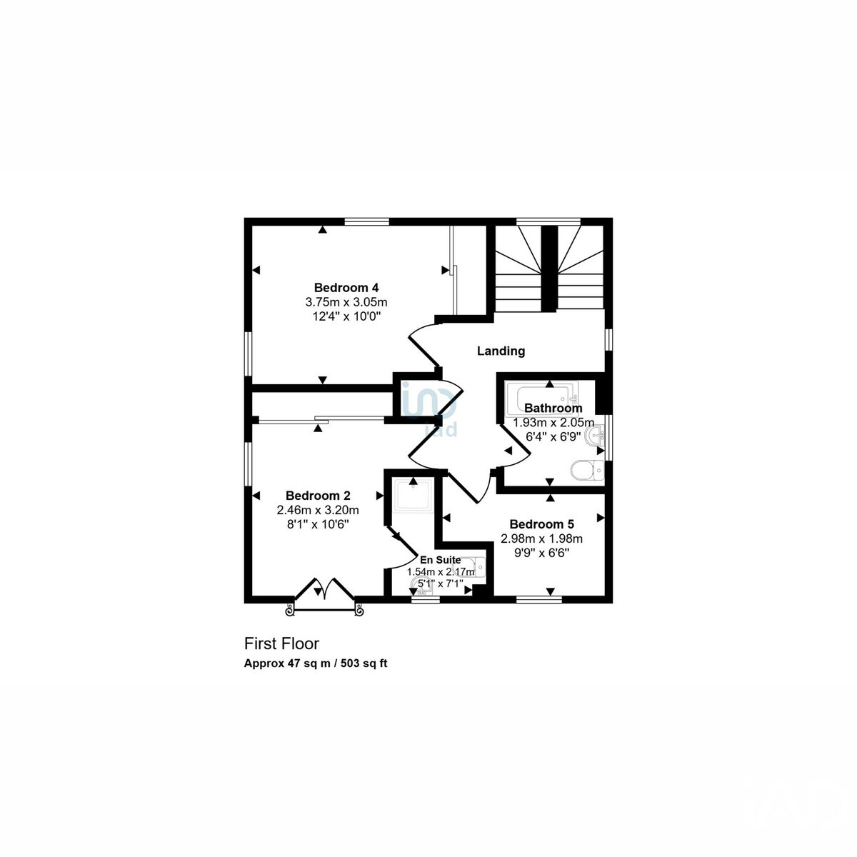 17, Marshall Crescent, Stourbridge floorplan