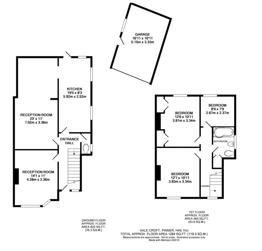 3 Bedrooms Semi-detached house to rent in Vale Croft, Pinner HA5