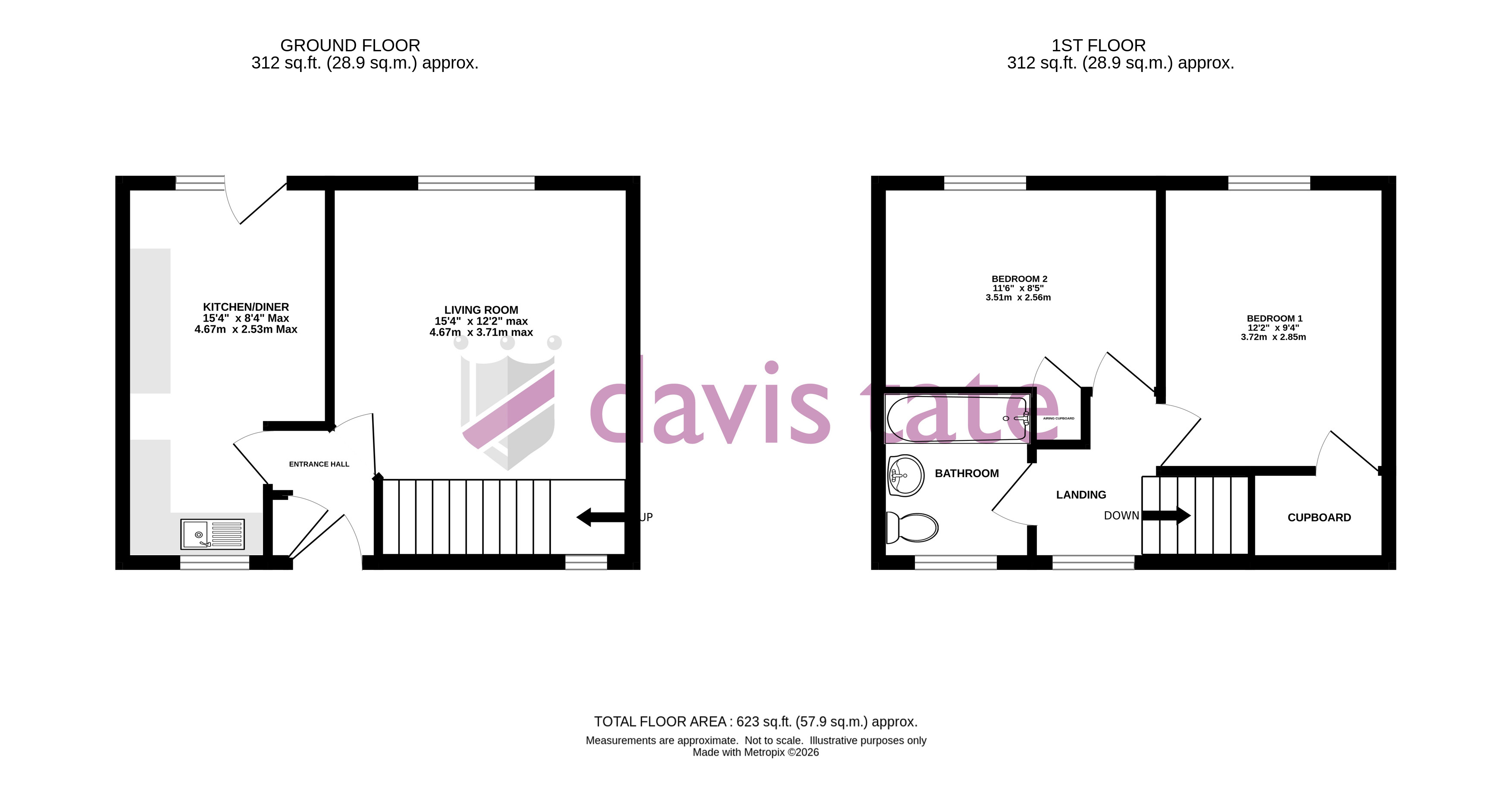 7, Sandford Close, Reading floorplan