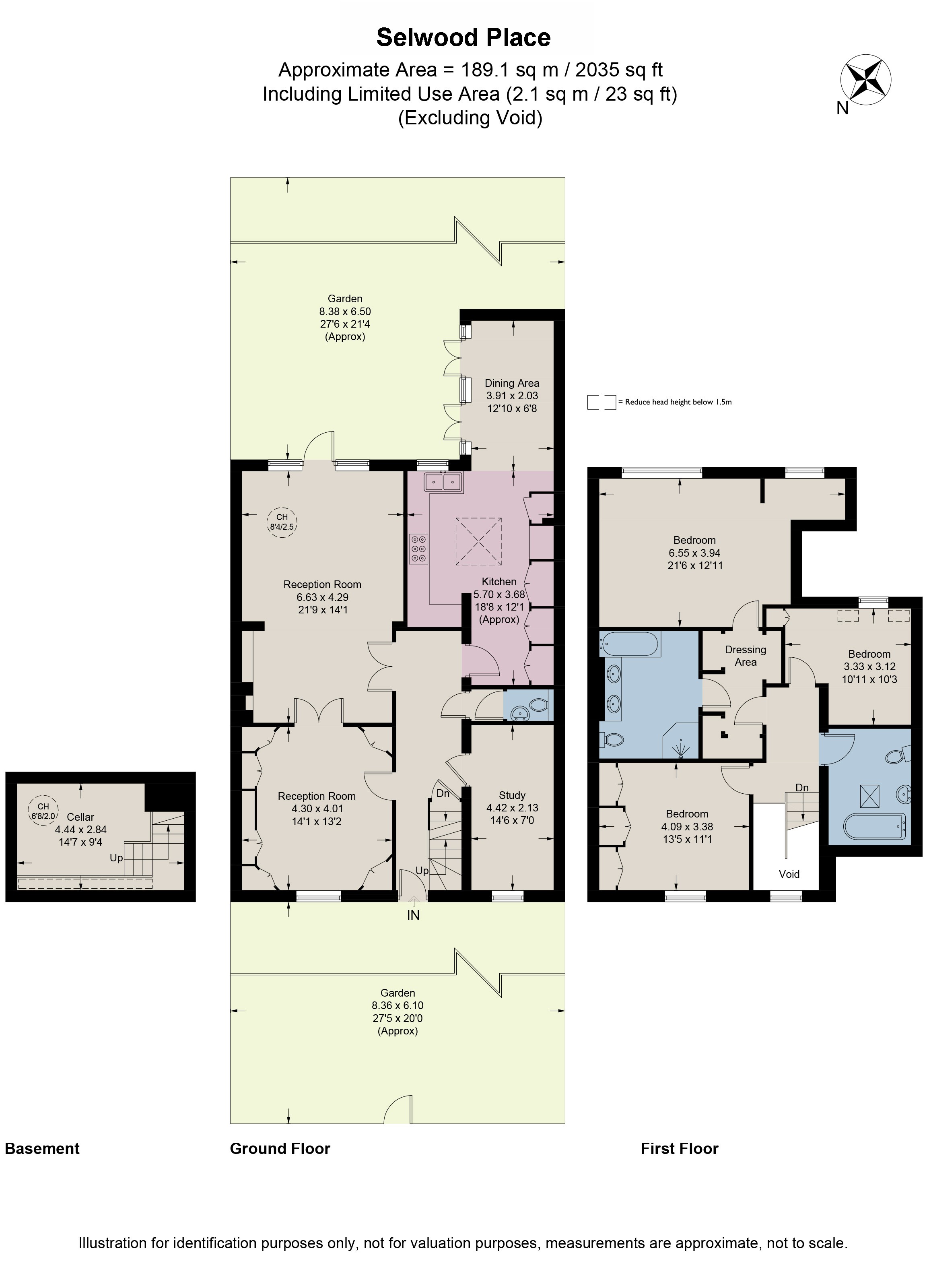 16, Selwood Place, London floorplan