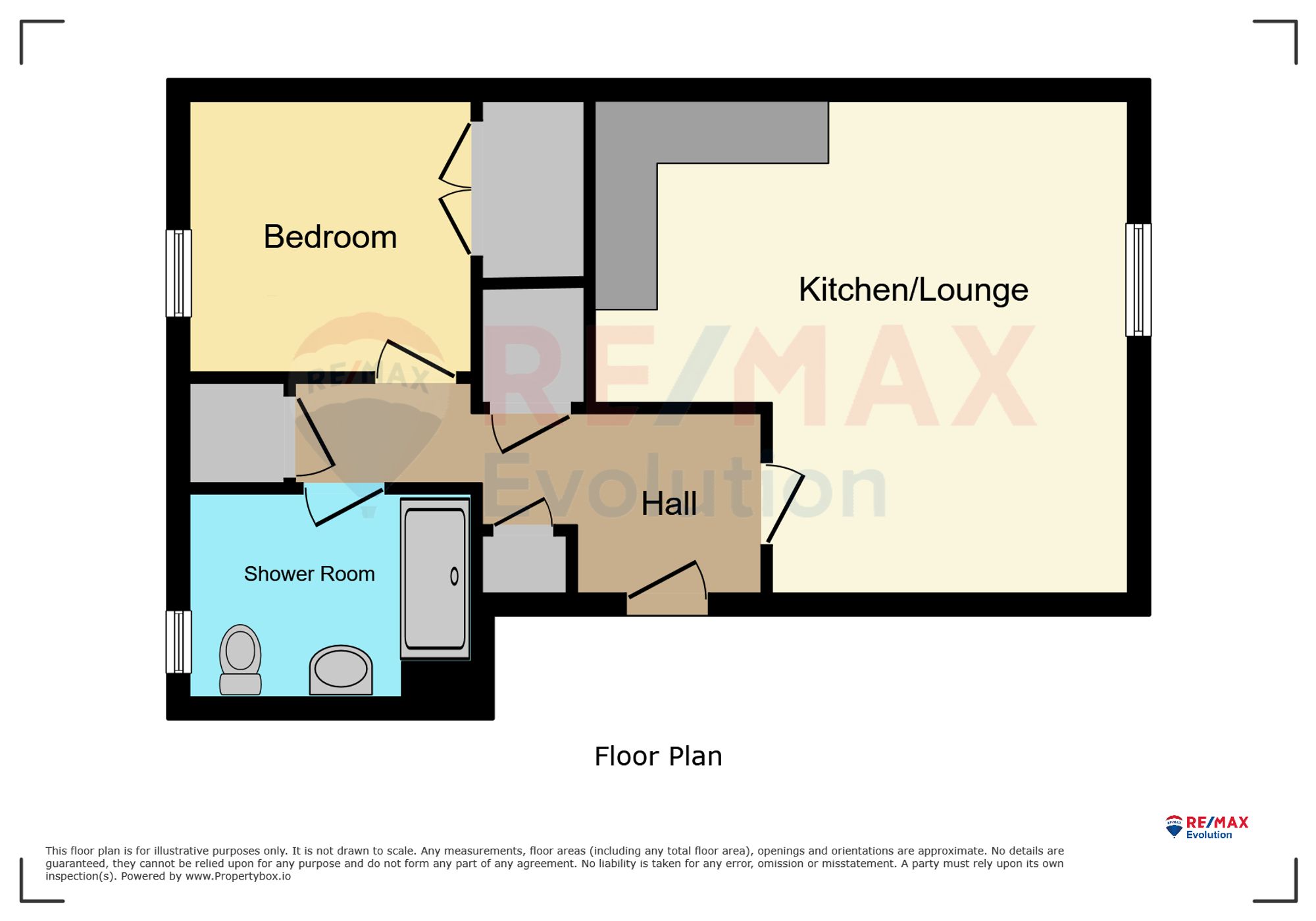 Flat F, 24 Blench Drive, Ellon floorplan