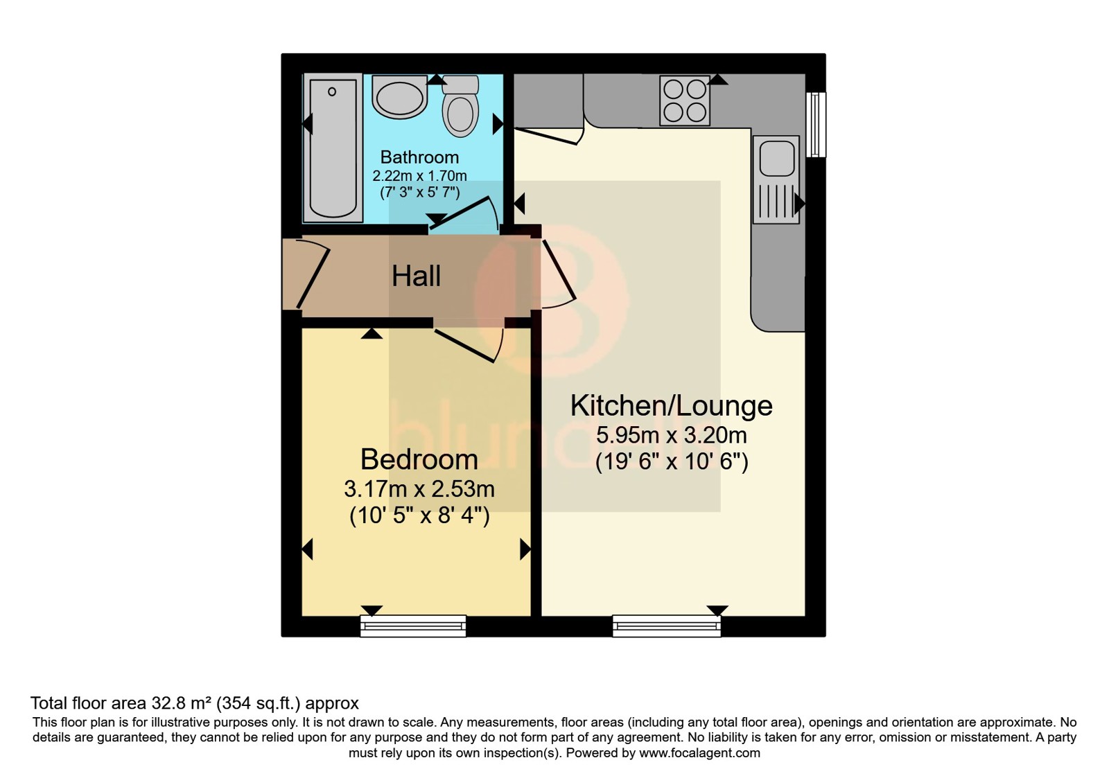Flat 33, 27-29, Gillott Road, South Yorkshire floorplan