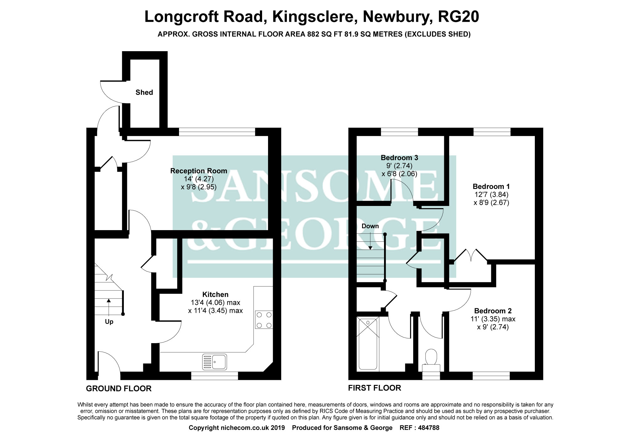 3 Bedrooms Terraced house for sale in Longcroft Road, Kingsclere, Newbury, West Berkshire RG20