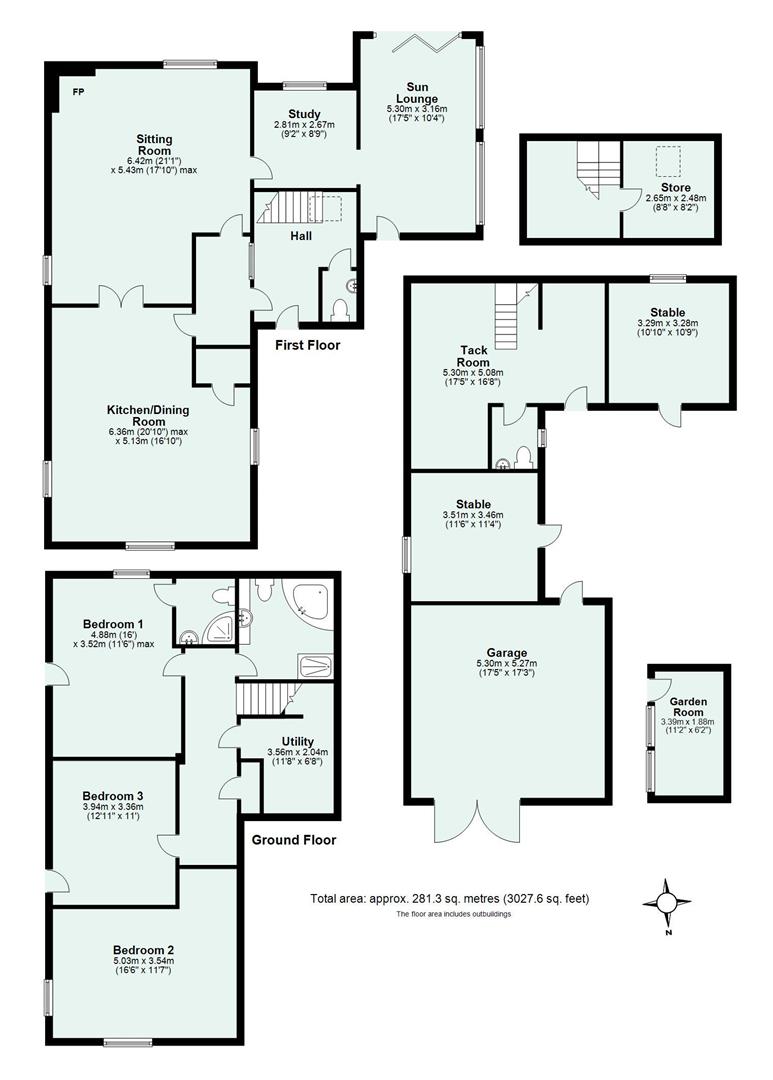 Farleigh Barn, Cadeleigh, Devon floorplan