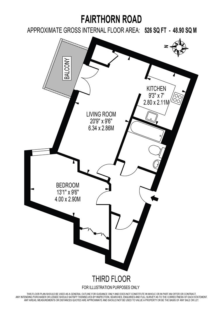 68 Fairthorn Road, London floorplan