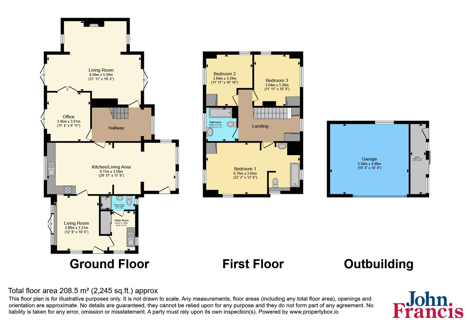 Coedmor,, Penally, Pembrokeshire floorplan