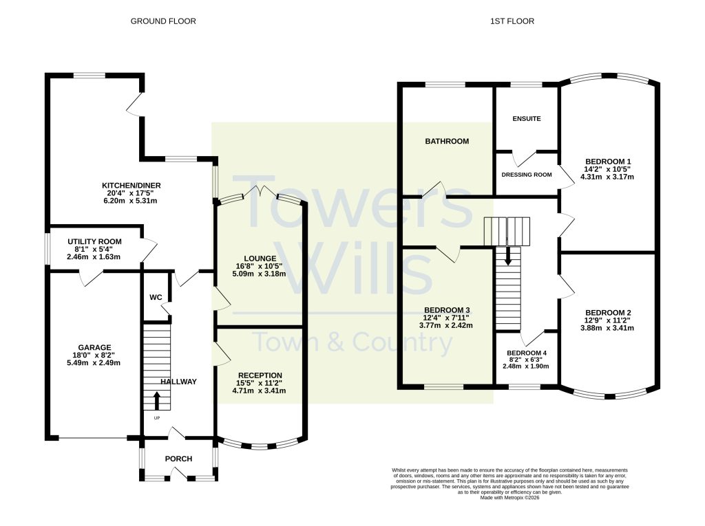 98, Mudford Road, Yeovil floorplan