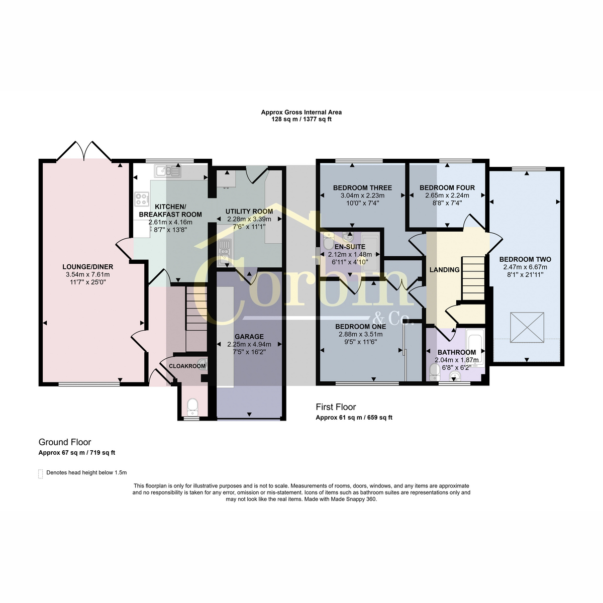 De Courtenai Close, Bournemouth floorplan