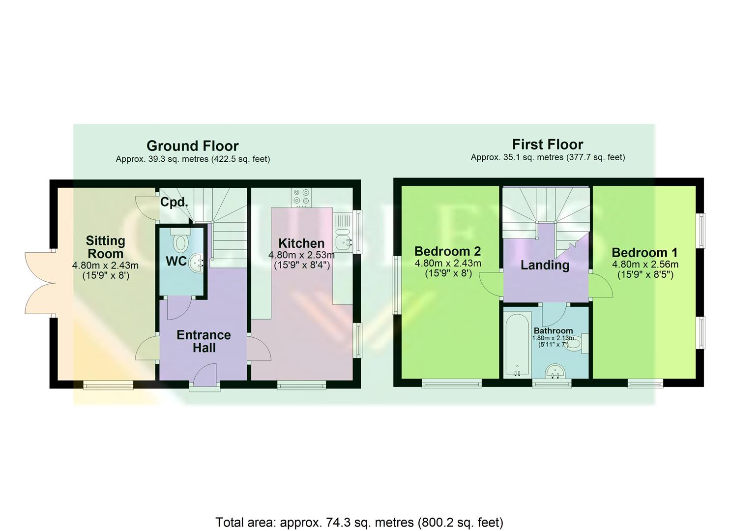 2, Brodwick Drive, Holme-On-Spalding-Moor floorplan