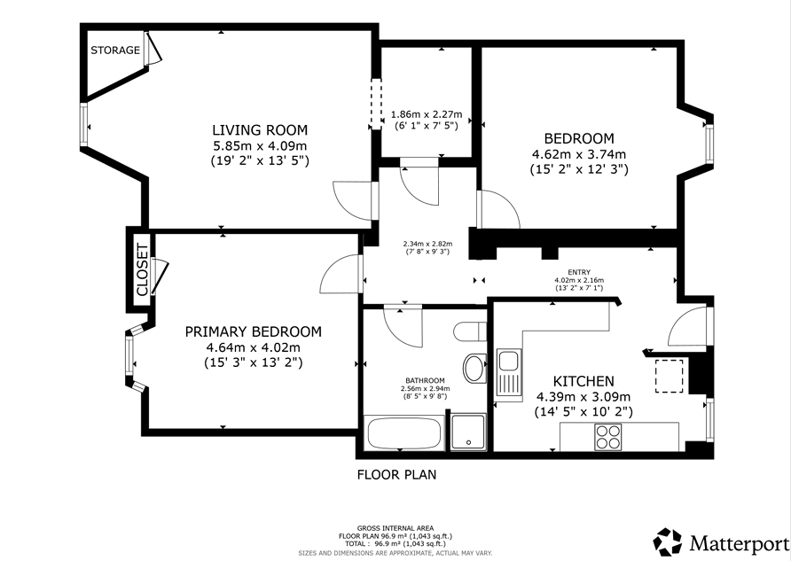 95A, Henderson Street, Stirling floorplan