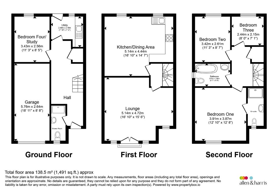 52, Wyncliffe Gardens, Cardiff floorplan