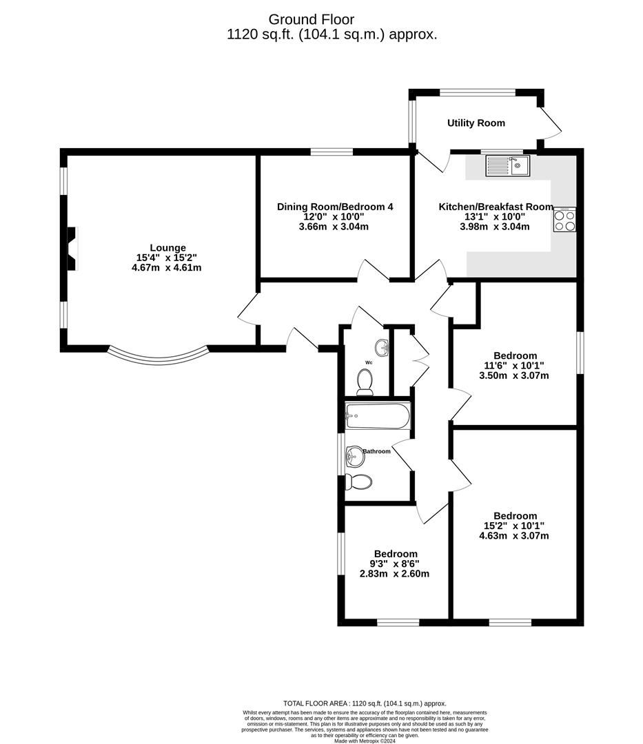 17, Back Lane South, York floorplan