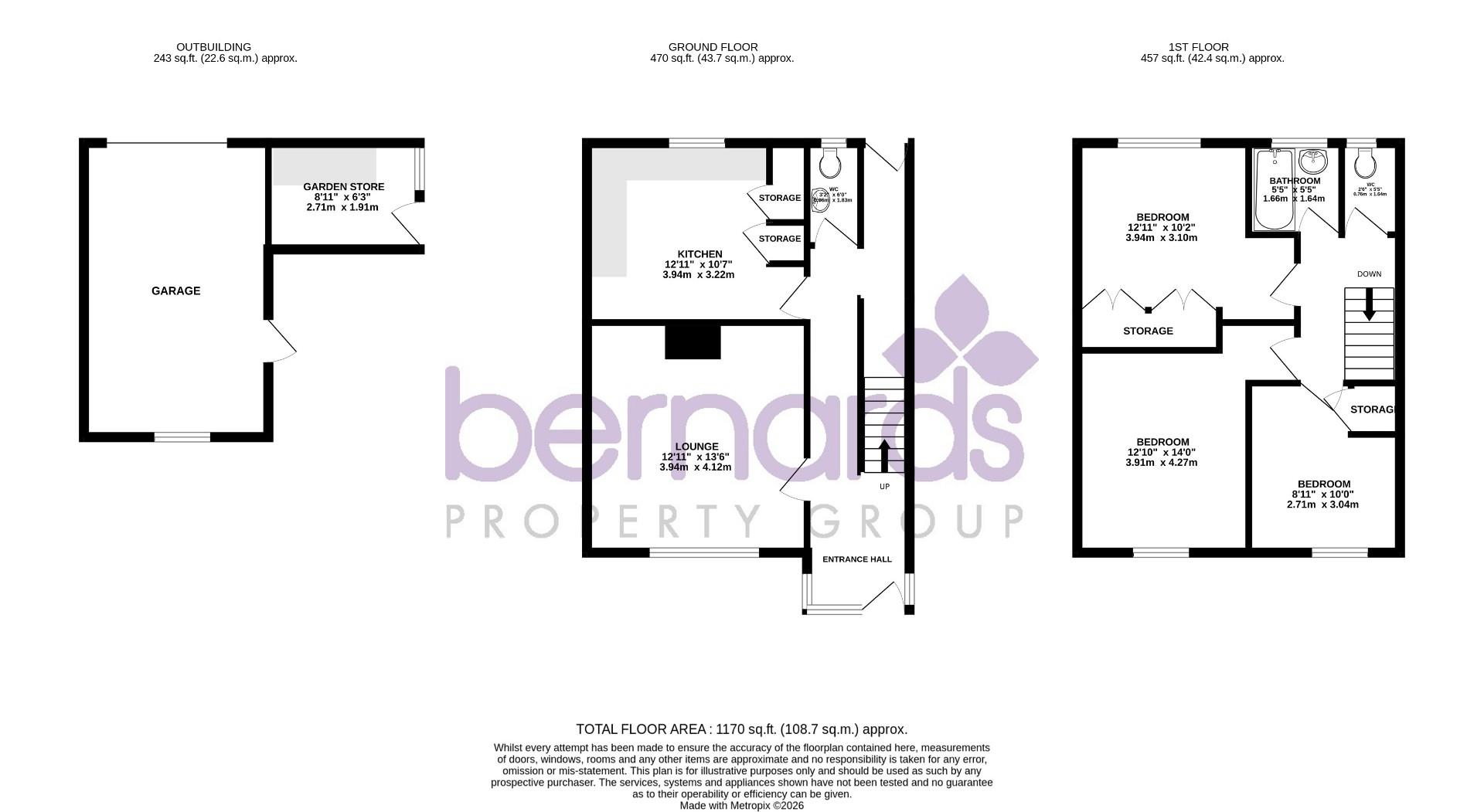 8, Godiva Lawn, Southsea floorplan
