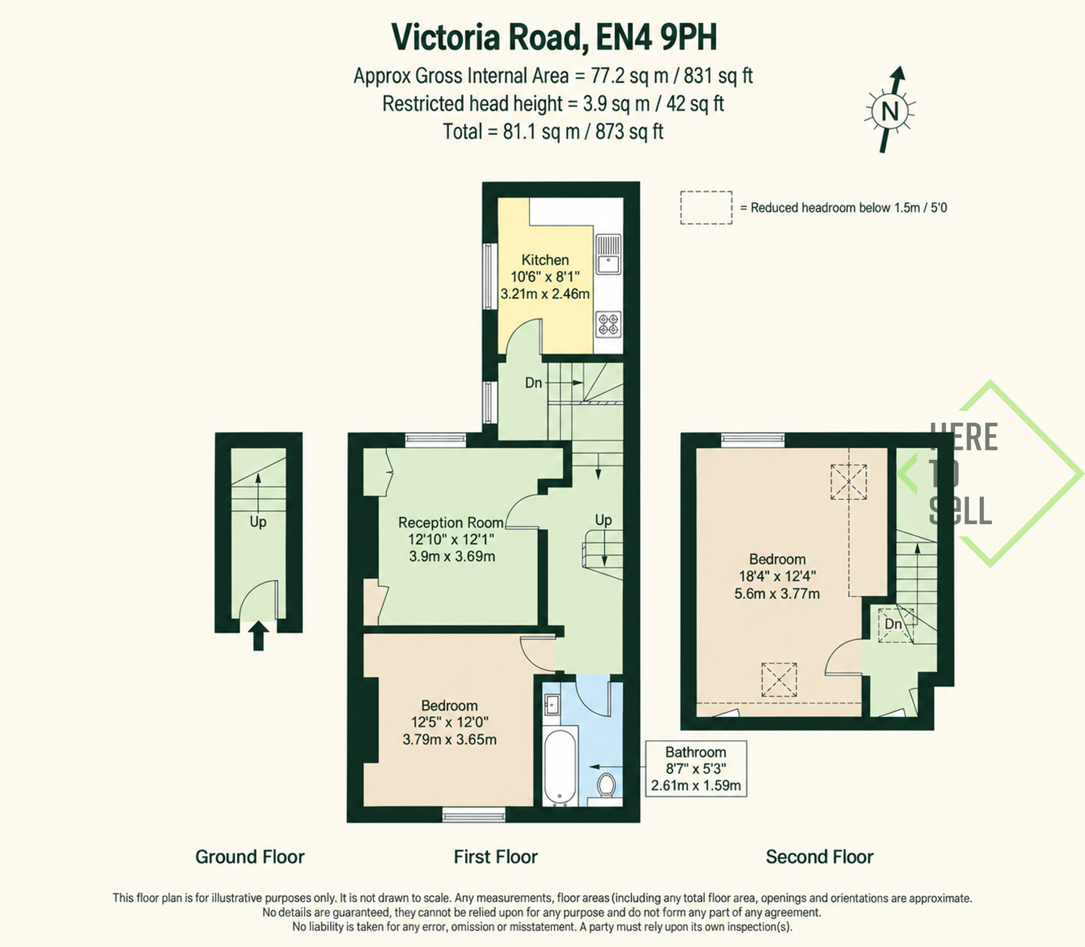 Flat 2, Barnet floorplan