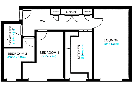 27, Warren Court, Hartlepool floorplan
