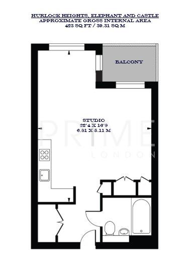 103, 4 Hurlock Heights, Elephant Park floorplan