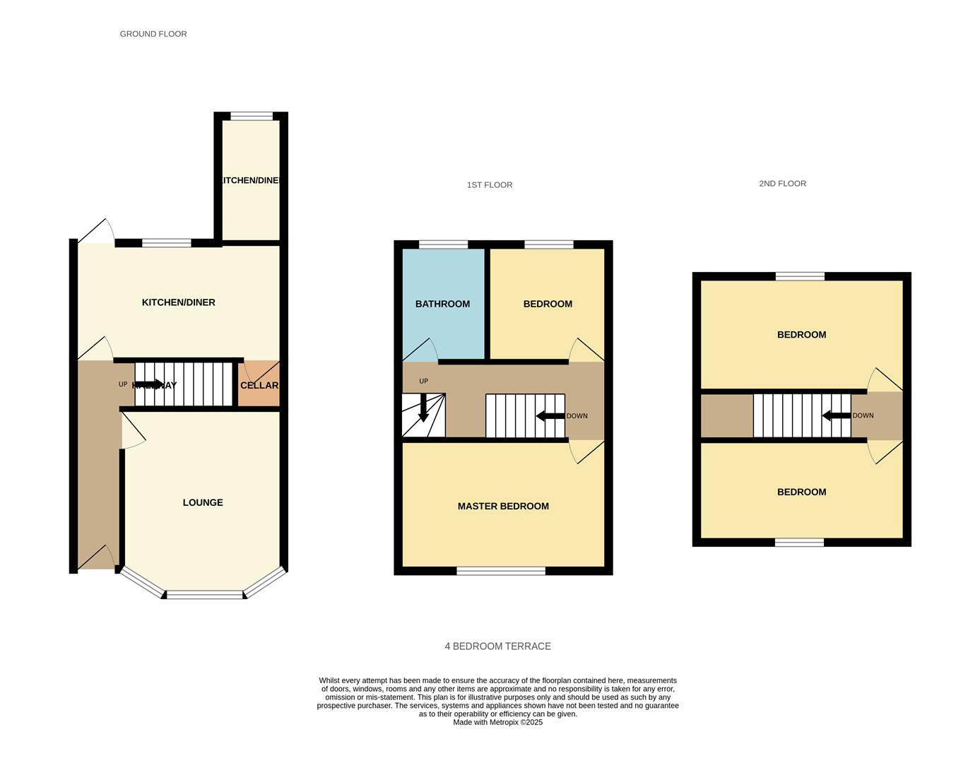 65, Beckside Road, Bradford floorplan