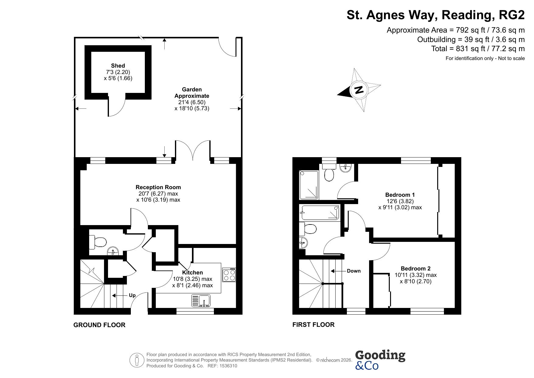St Agnes Way, Reading floorplan