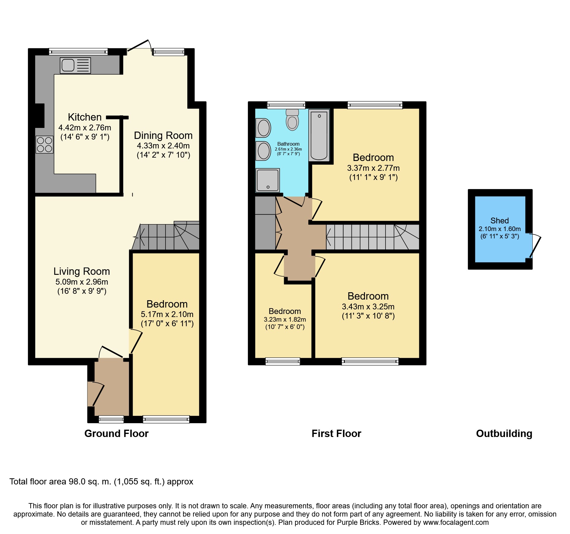 4 Bedrooms Semi-detached house for sale in Lusted Hall Lane, Westerham TN16