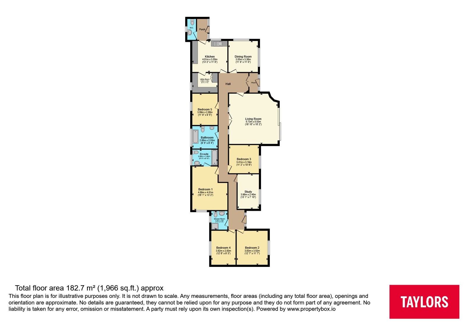355, Welford Road, Northamptonshire floorplan