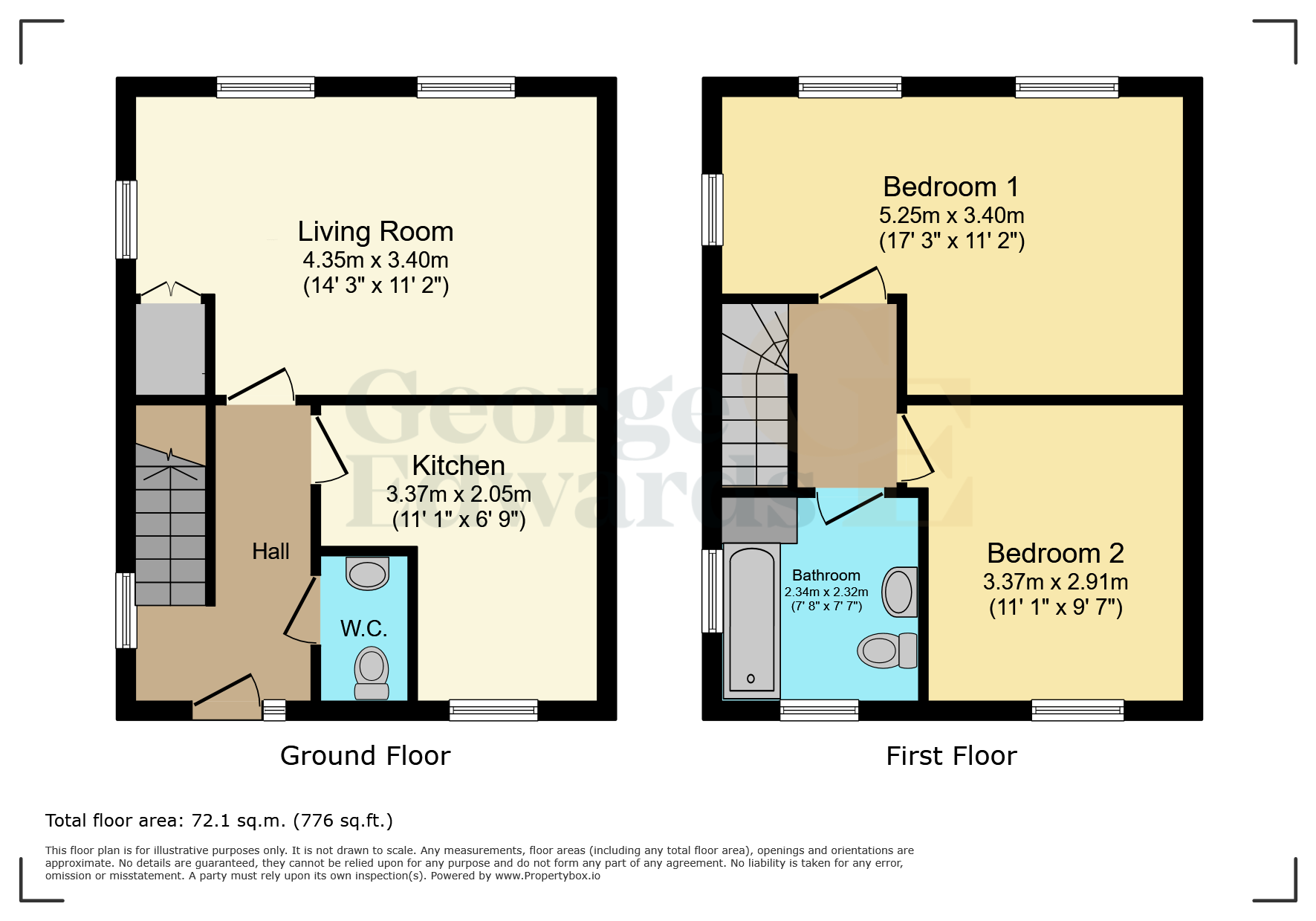 1, Knowleston Place, MATLOCK floorplan