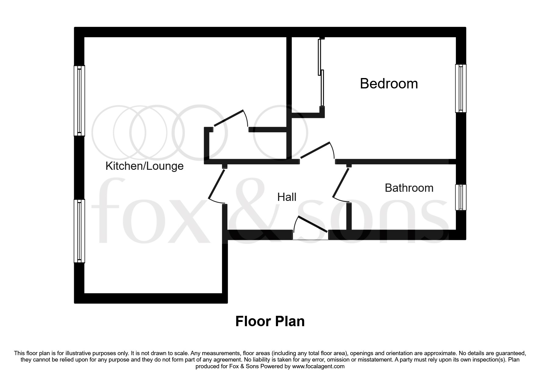 Sunlight Gardens, Fareham PO15, 1 bedroom flat for sale 57831224