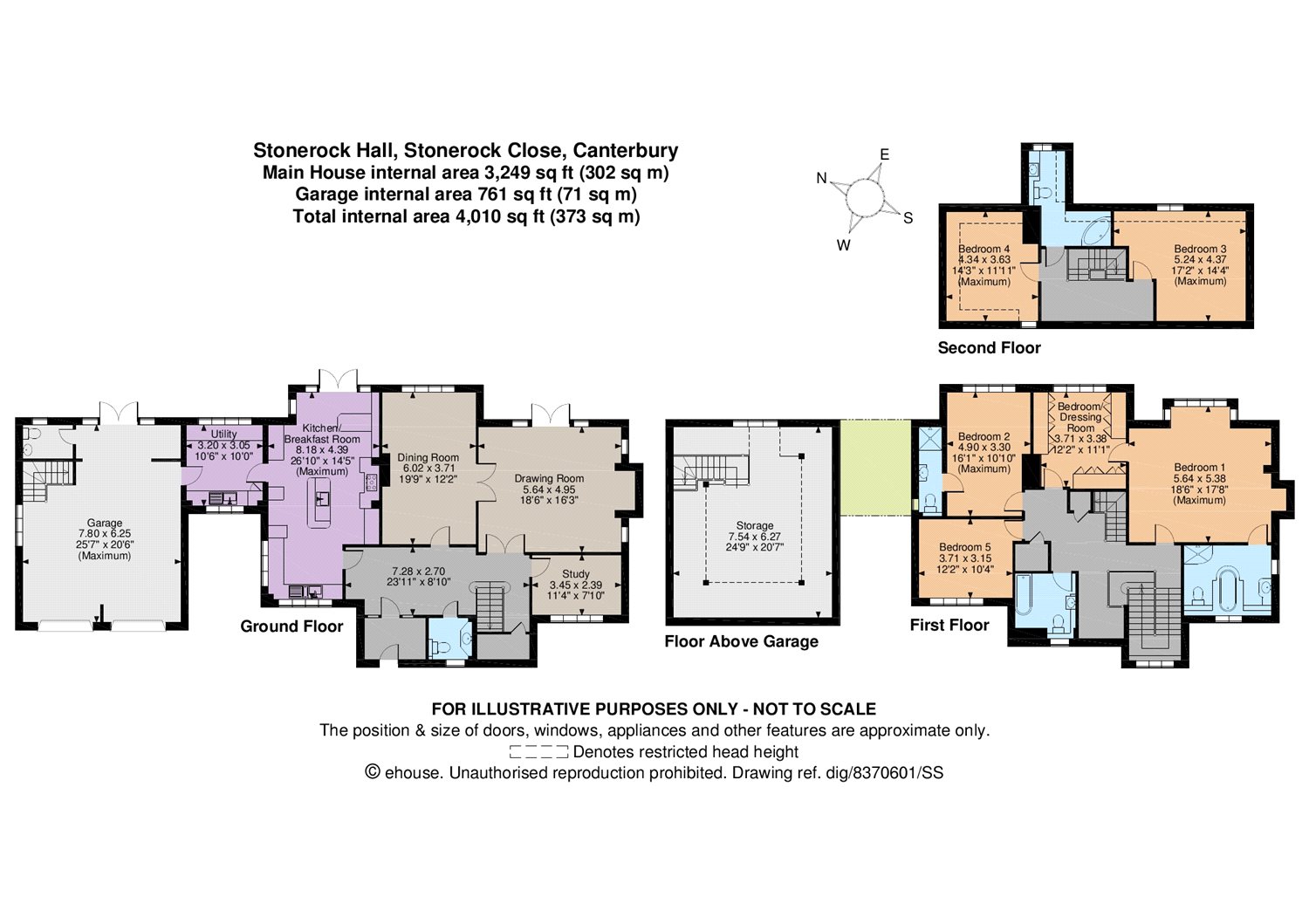 6 Bedrooms Detached house for sale in Stonerock Close, Sturry, Canterbury, Kent CT2