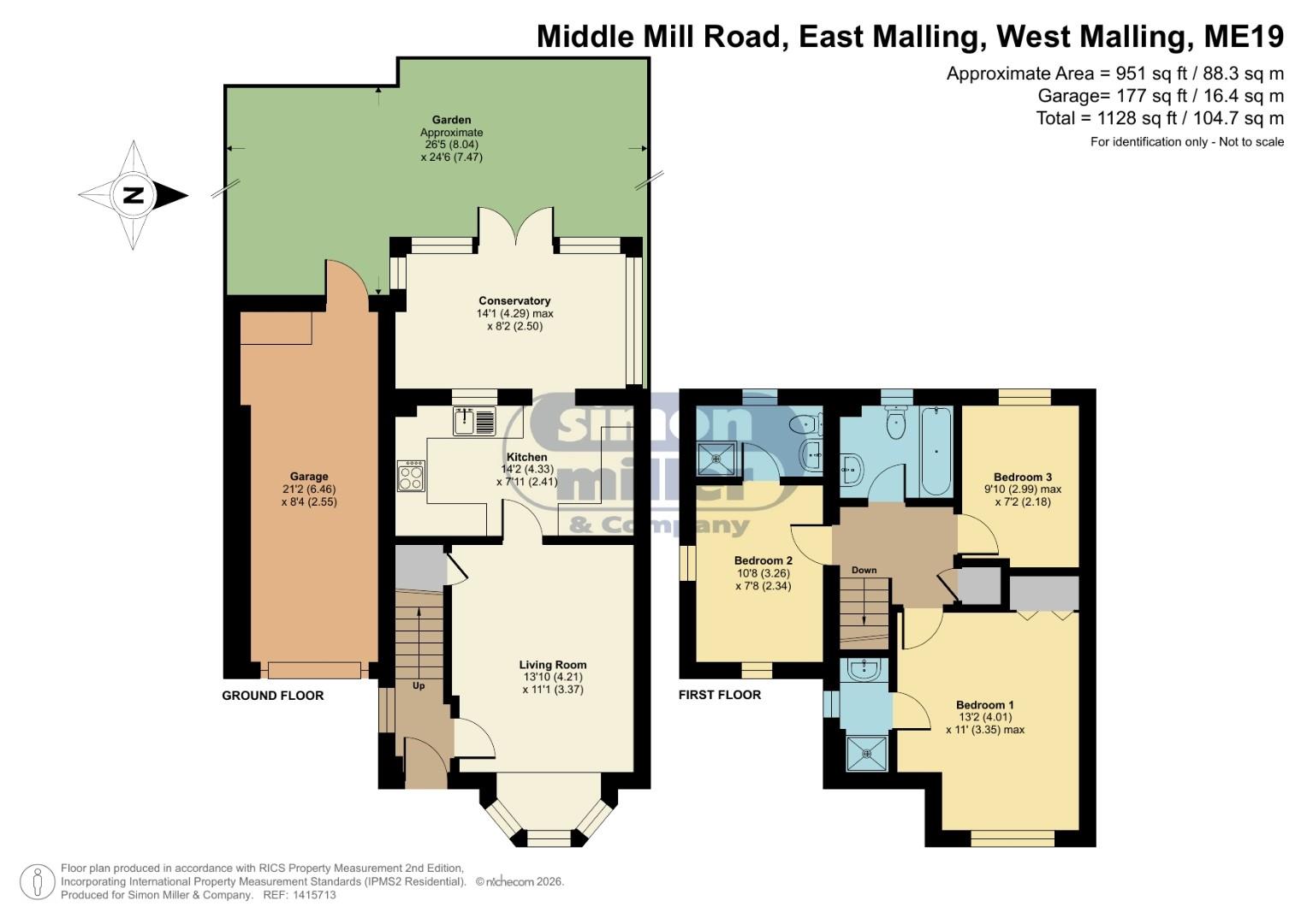 22, Middle Mill Road, West Malling floorplan