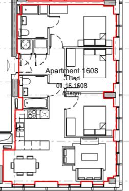Michigan Towers, 1608, Michigan Avenue, Salford floorplan