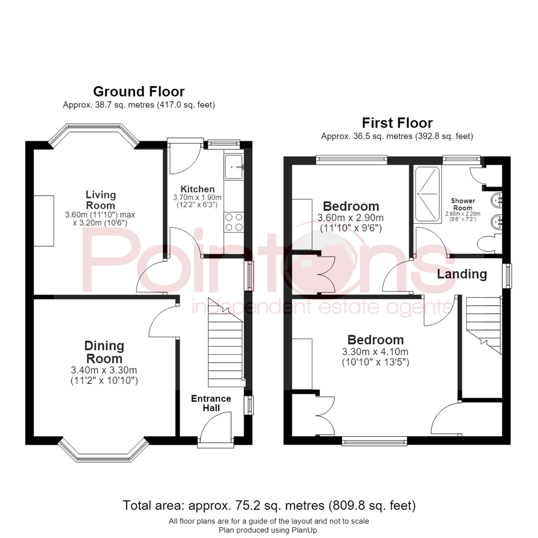 1, Brookdale Road, Nuneaton floorplan