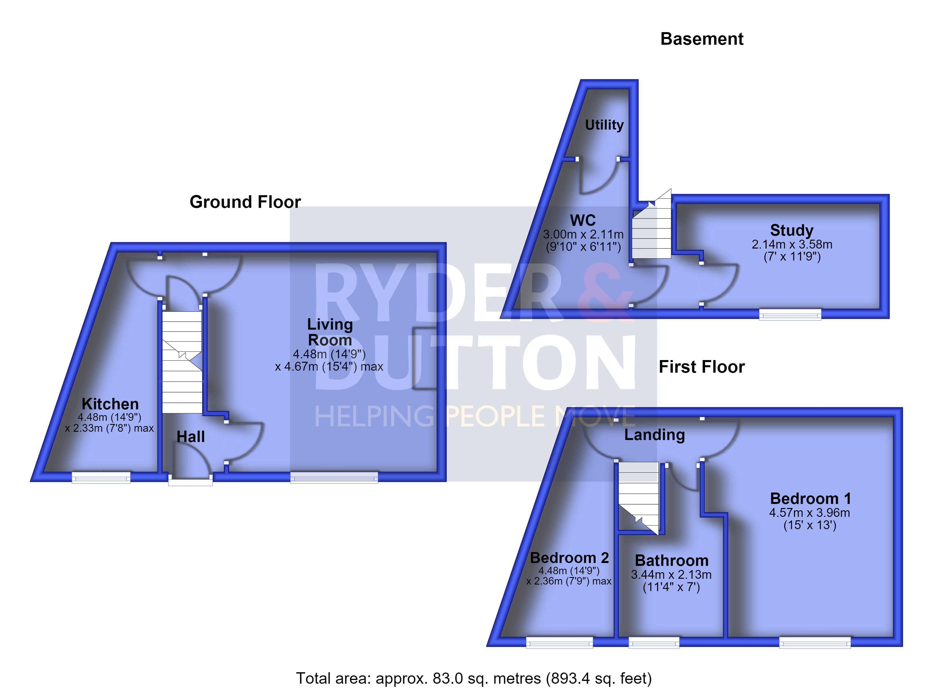 193, Quarmby Road, West Yorkshire floorplan