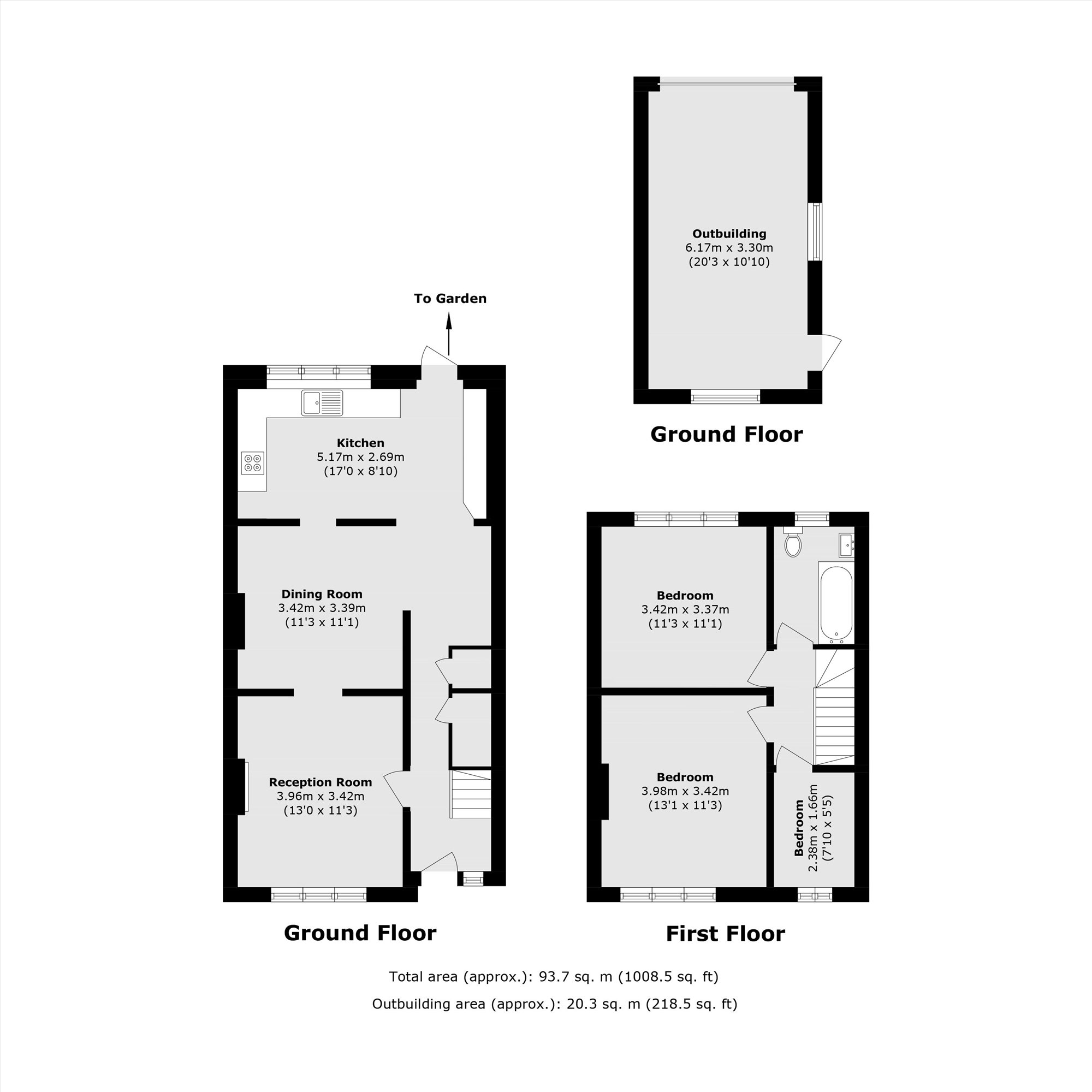 95, Broad Lane, Hampton floorplan
