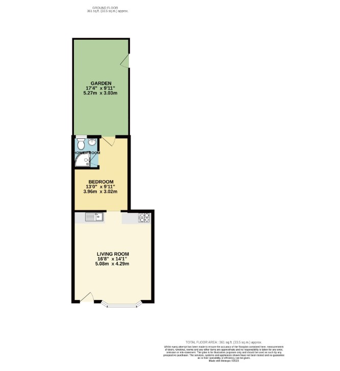 131, Southcote Road, Bournemouth floorplan
