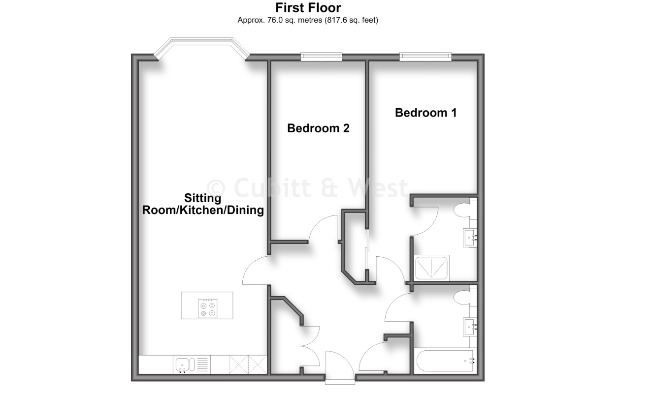 22, St. Agnes Place, Chichester floorplan