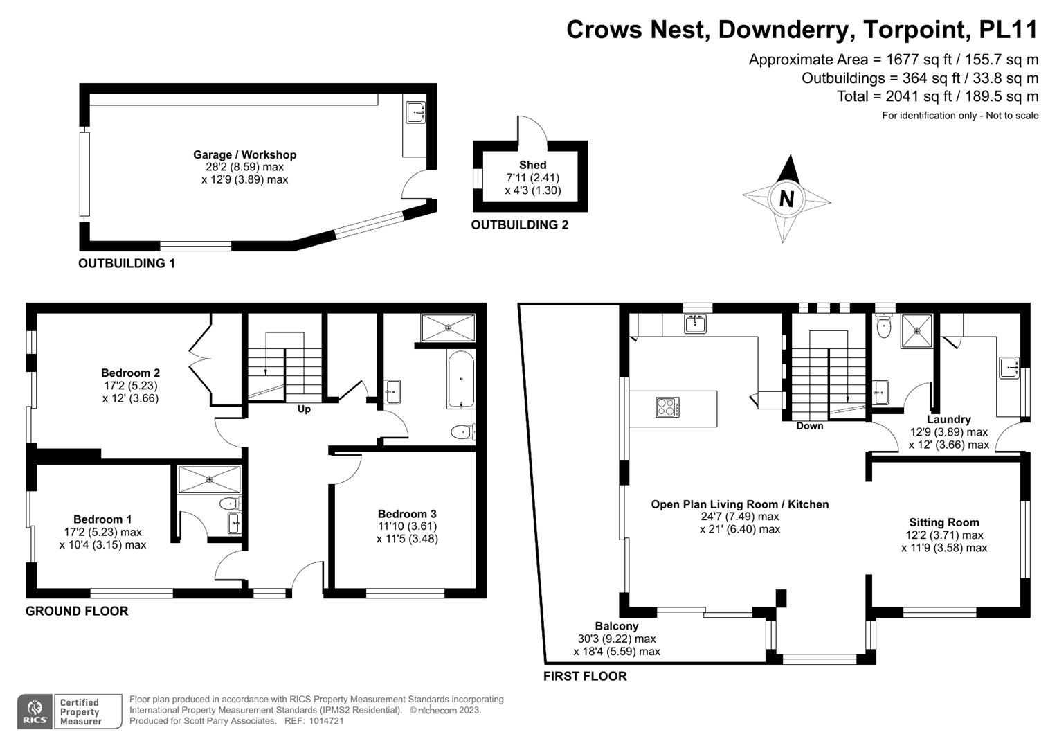 Crows Nest, Downderry, Torpoint floorplan