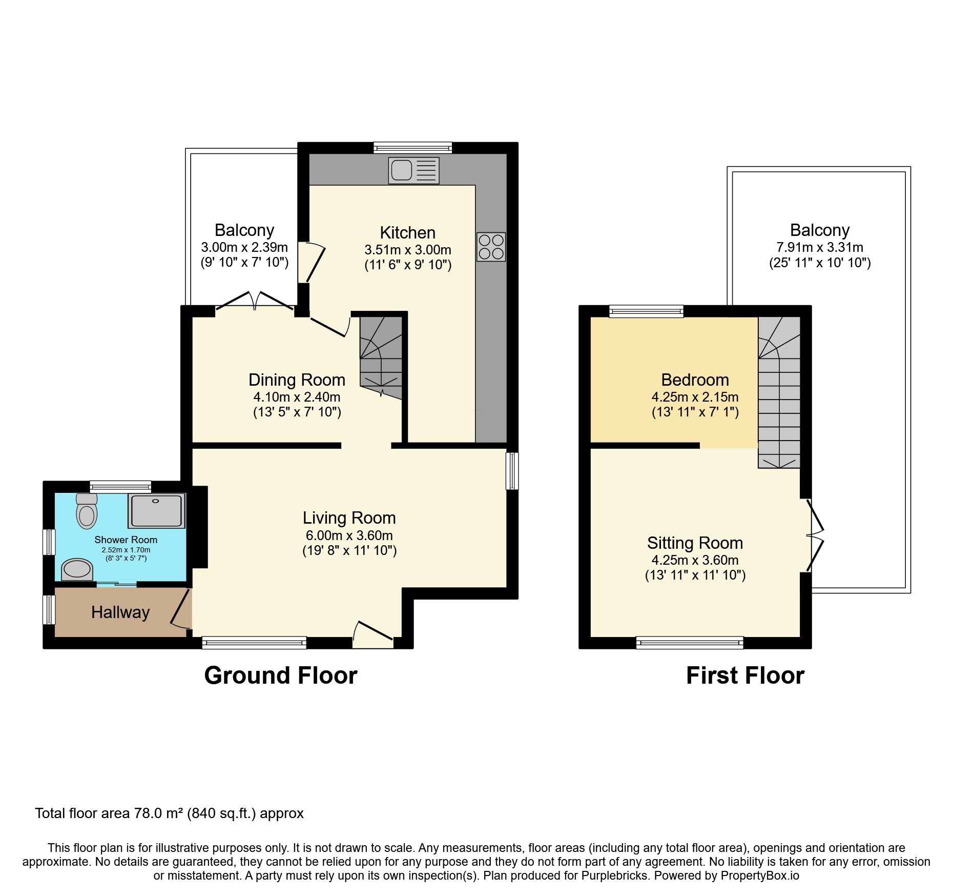 Lock House, Meer Booth Road, Boston floorplan