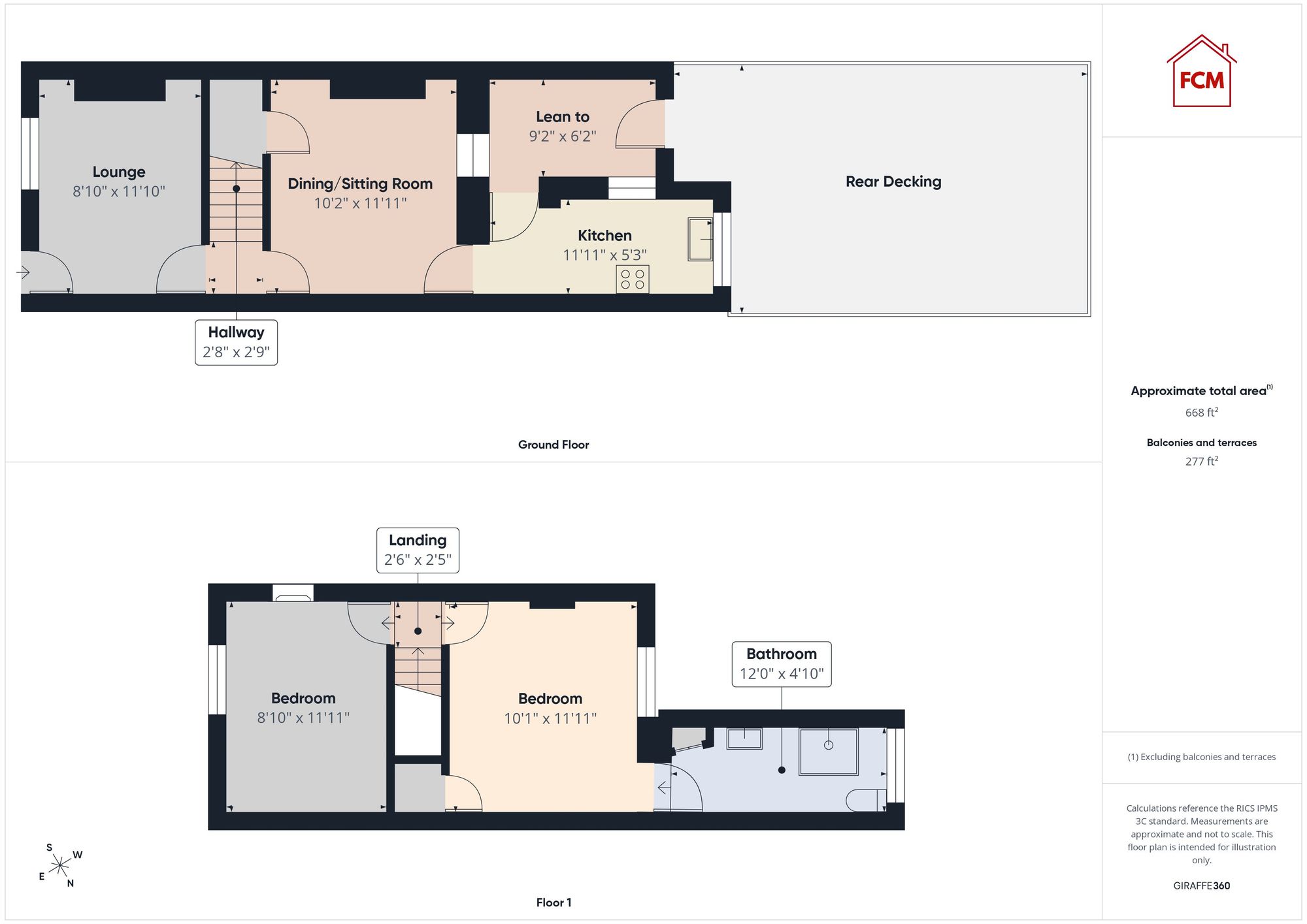 28 Main Street, Frizington floorplan