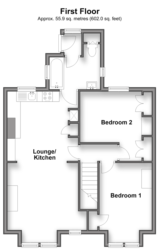 Totland Road, Brighton floorplan