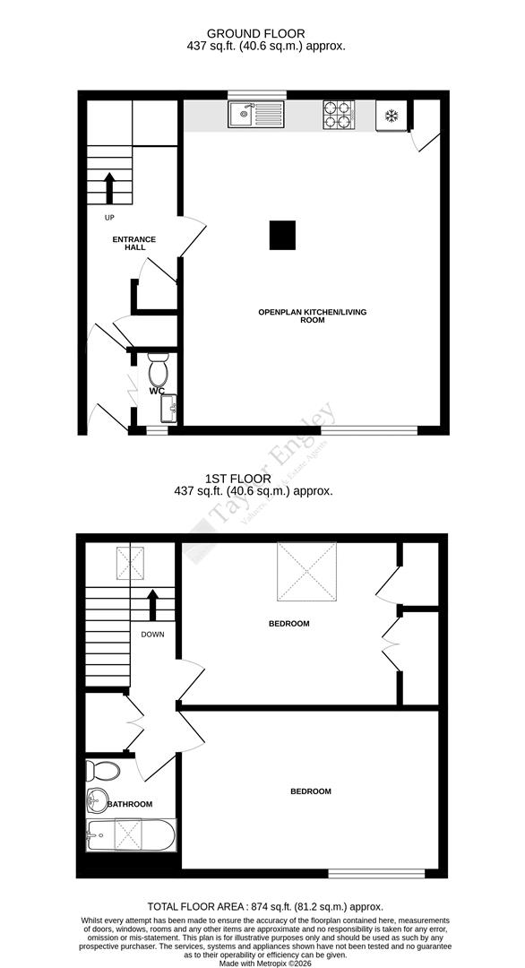 2, Old Motcombe Mews, Eastbourne floorplan