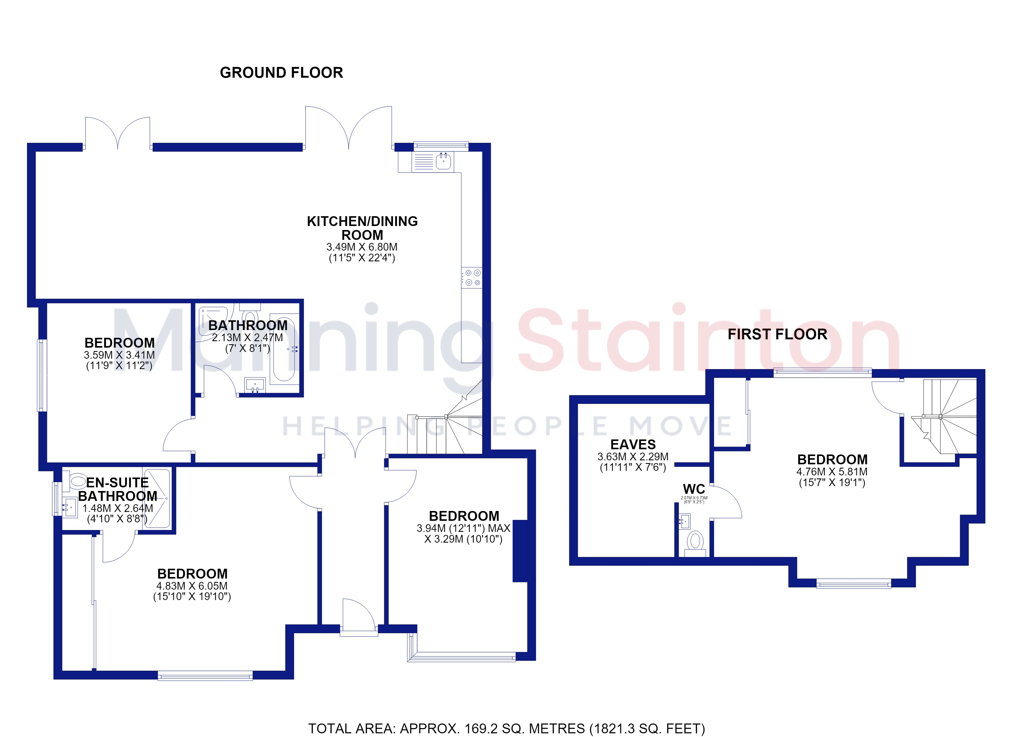11, Heathfield, West Yorkshire floorplan