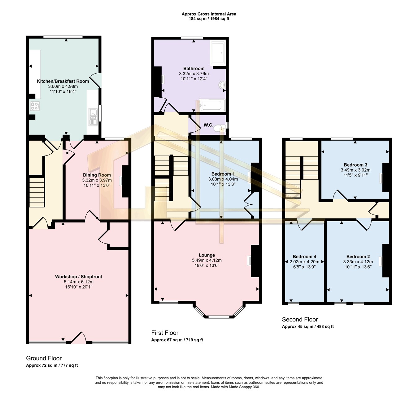 60, London Road, Bexhill-on-Sea floorplan