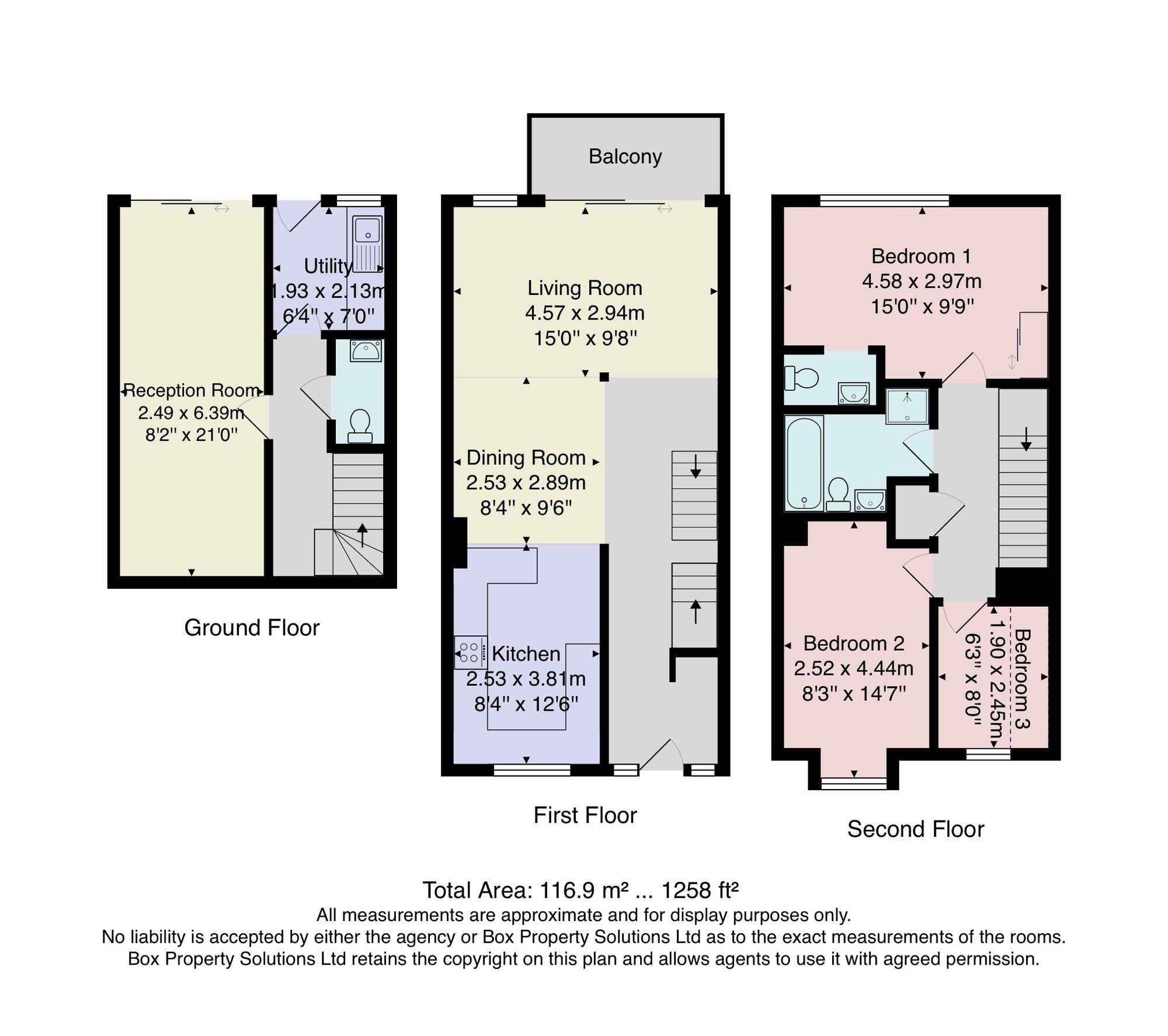 2 Oakdale Mews, Harrogate floorplan