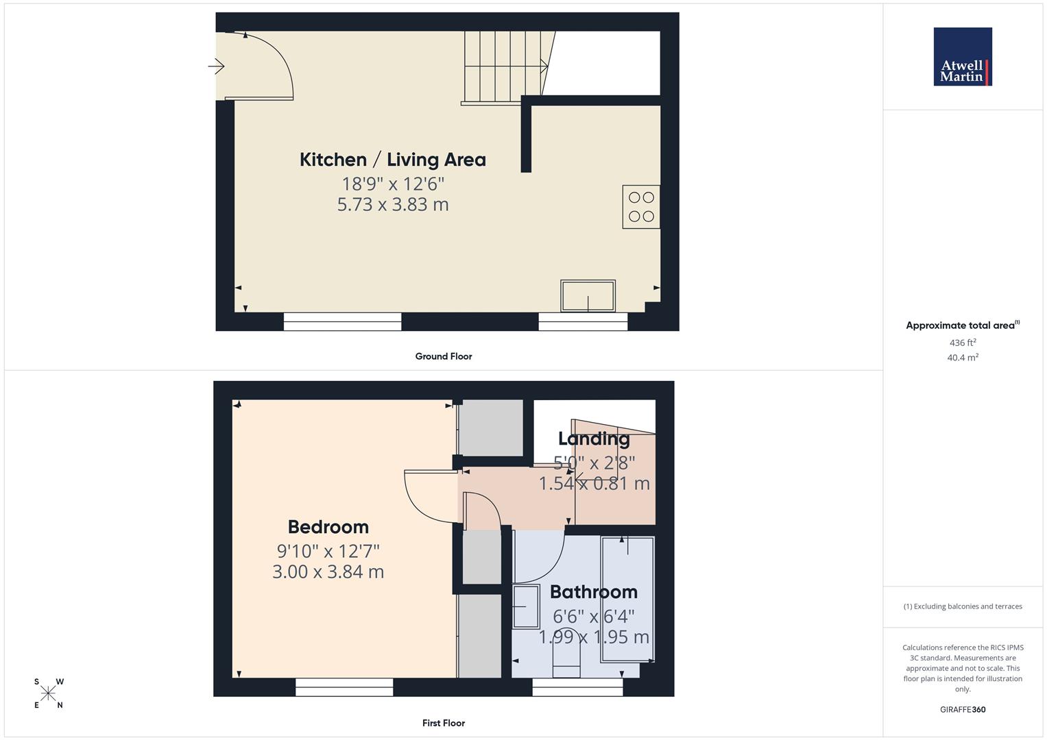 56, Darcy Close, Chippenham floorplan